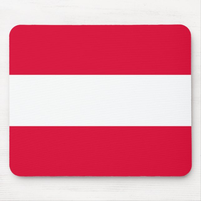 Austria Flag Mouse Mat (Front)