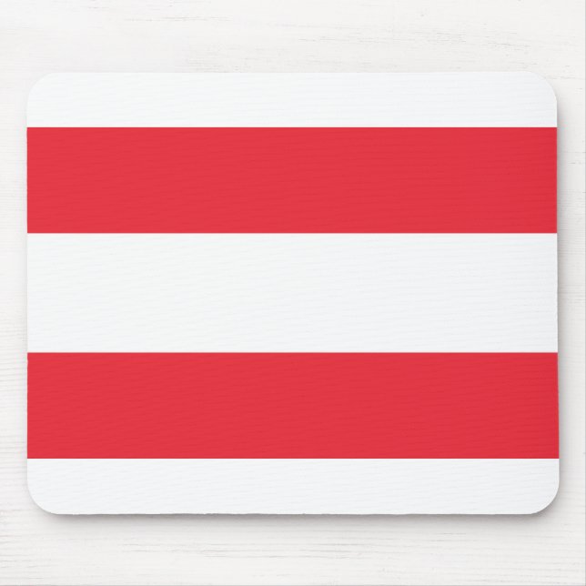 Austria Flag Mouse Mat (Front)