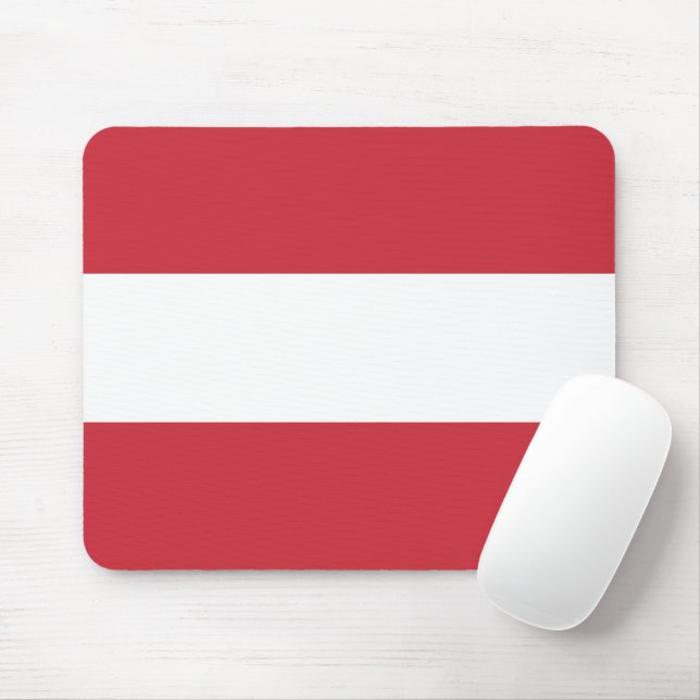 Austria flag mouse mat (With Mouse)
