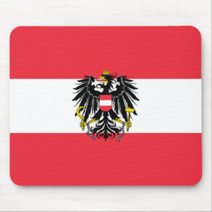 Austria Flag Mouse Mat