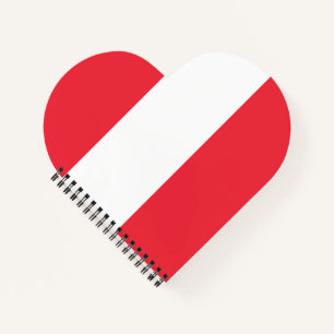 Austria Flag Notebook