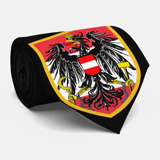 Austria Flag - Österreich Arm Tie (Rolled)