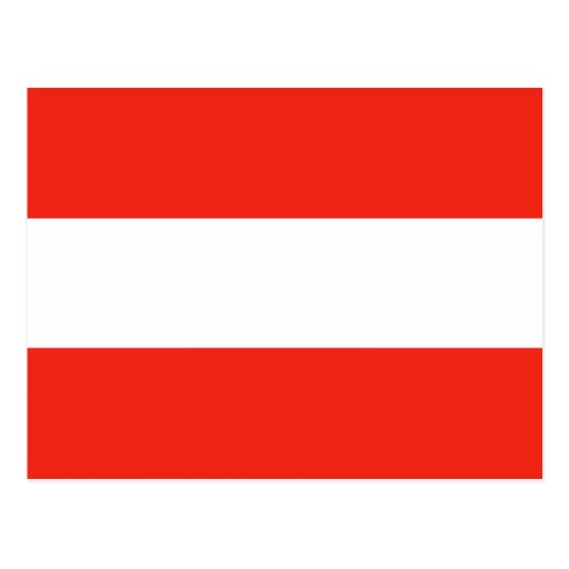 Image of Austria - Flag / sterreich - Flagge Postcard