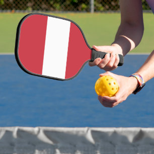 Austria flag pickleball paddle