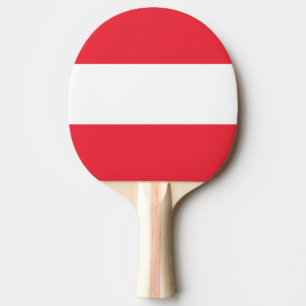 Austria Flag Ping Pong Paddle