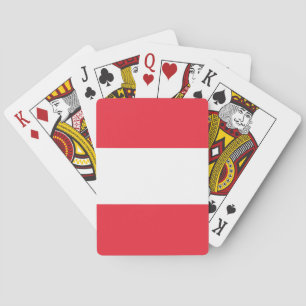 Austria Flag Playing Cards