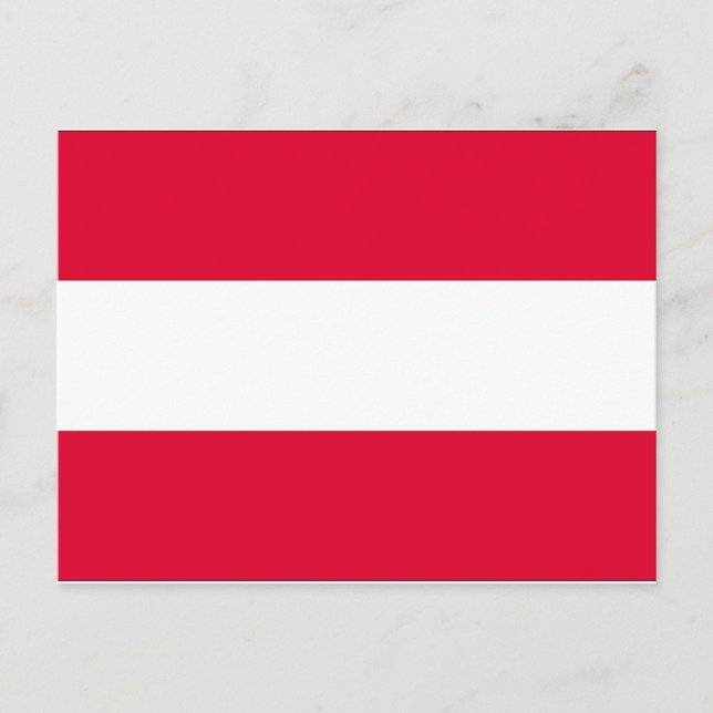 Austria Flag Postcard (Front)