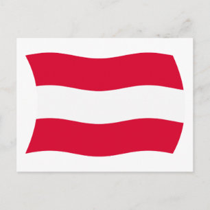 Austria Flag Postcard