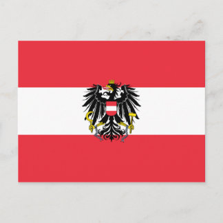 Austria Flag Postcard