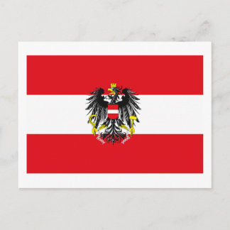 Austria Flag Postcard