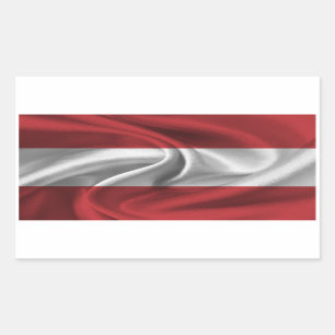 Austria Flag Rectangular Sticker