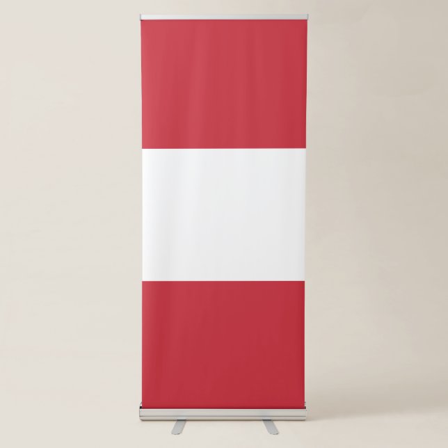 Austria flag retractable banner (Front)