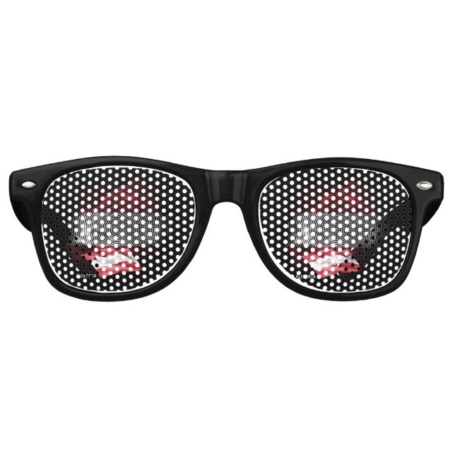 Austria flag retro sunglasses (Front)