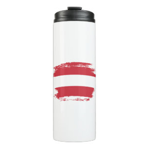 Austria flag thermal tumbler