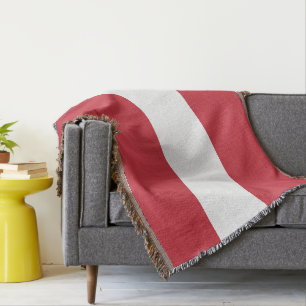 Austria flag throw blanket