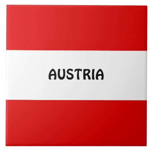 Austria, flag tile (Front)