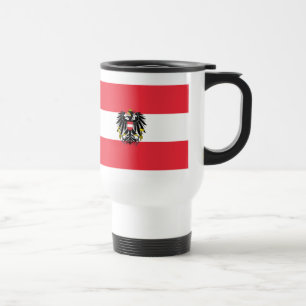 Austria Flag Travel Mug