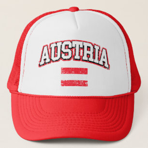 Austria Flag Trucker Hat