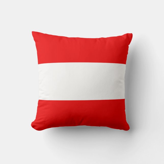 Austria Flag x Flag Pillow (Front)