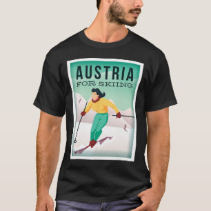 Austria For Skiing Pistensau And Skihaserl Get On T-Shirt