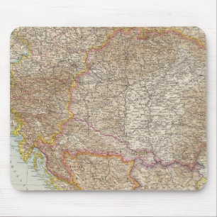 Austria Hungarian Empire Map Mouse Mat