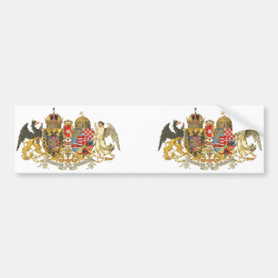 Austria-Hungary (1915-18) - Coat Of Arms Bumper Sticker