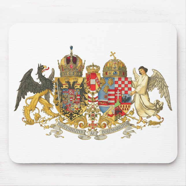 Austria-Hungary (1915-18) - Coat Of Arms Mouse Mat (Front)