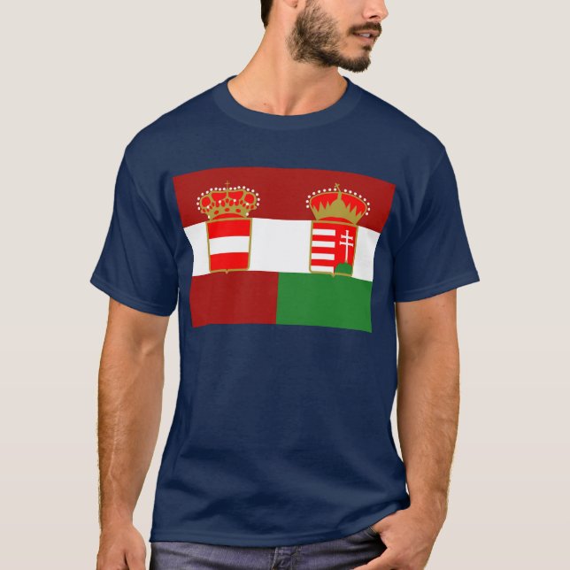 Austria Hungary Flag T-Shirt (Front)
