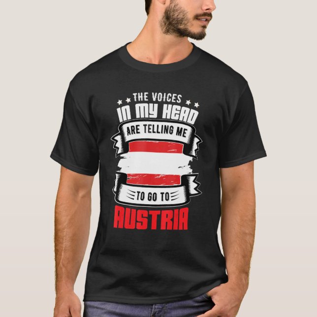 Austria In My Head T-Shirt (Front)