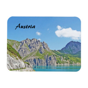 Austria Landscape in Vorarlberg Photo Souvenir Magnet