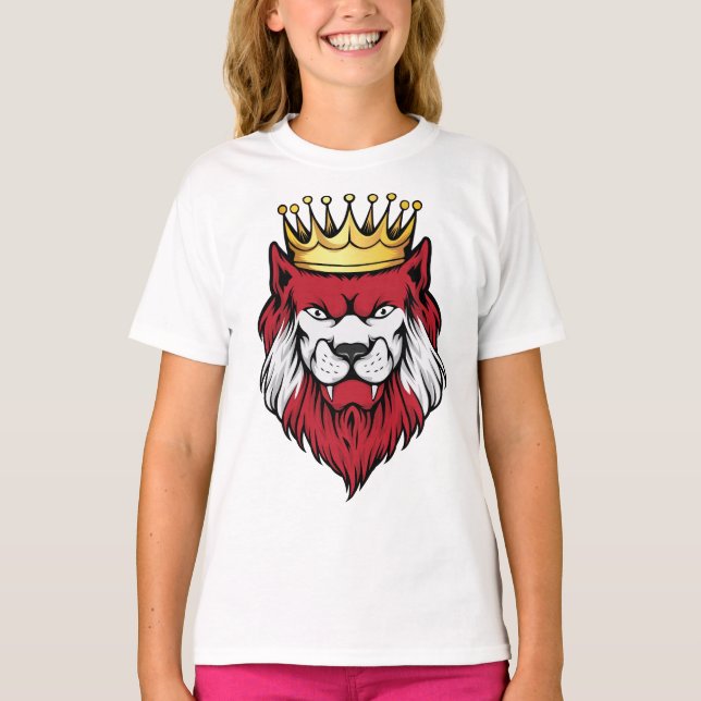 Austria Lion King Flag T-Shirt (Front)