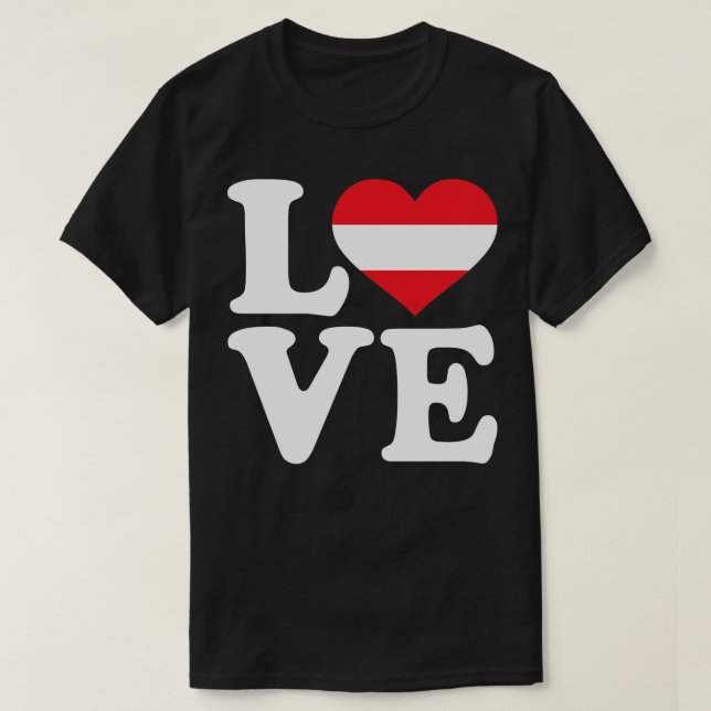 Austria love T-Shirt (Design Front)