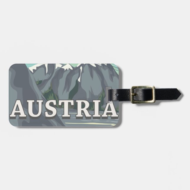 Austria Luggage Tag (Front Horizontal)