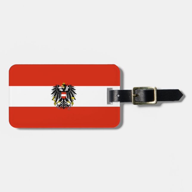 Austria Luggage Tag (Front Horizontal)