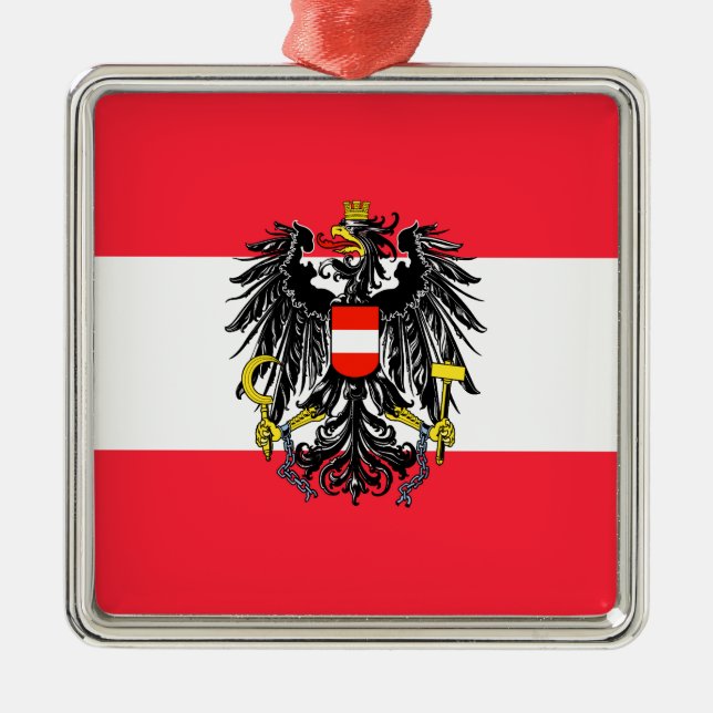Austria Metal Tree Decoration (Front)