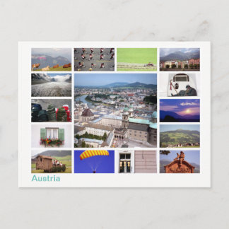 Austria multi-image postcard