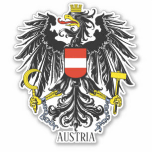 Austria National Coat Of Arms Patriotic