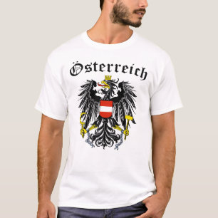 Austria Österreich Austrian Emblem Austrian Flag T-Shirt