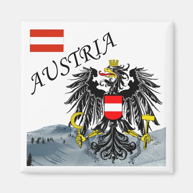 Austria - Osterreich Magnet (Front)