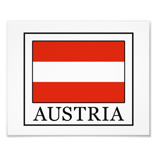 Austria Photo Print (Front)