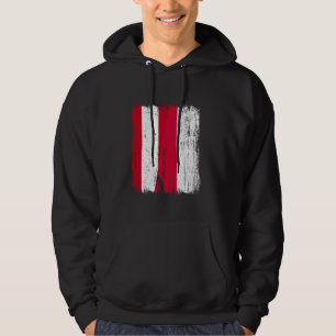 Austria Poland Half Flag Austrian Polish Ancestry Hoodie