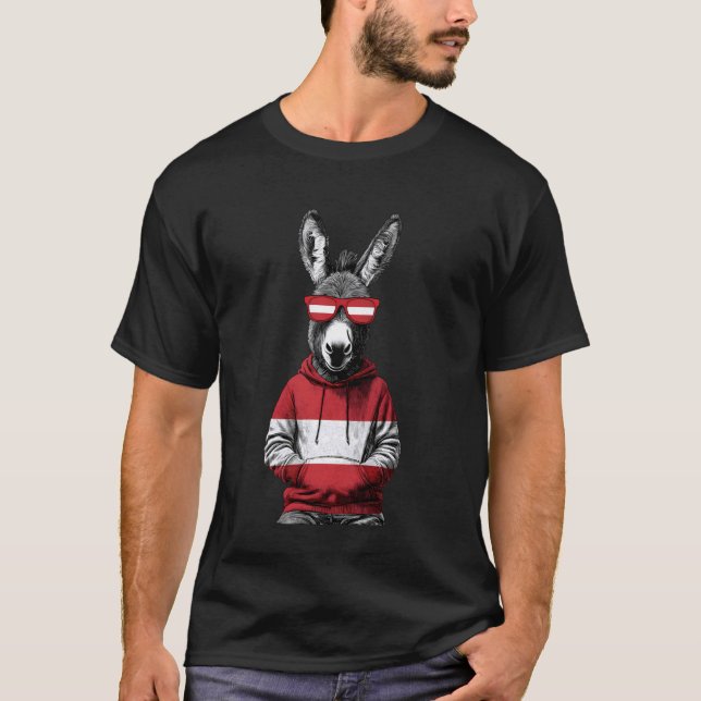 Austria Roots Austrian Flag T-Shirt (Front)