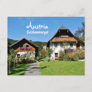 Austria, Salzkammergut - Postcard