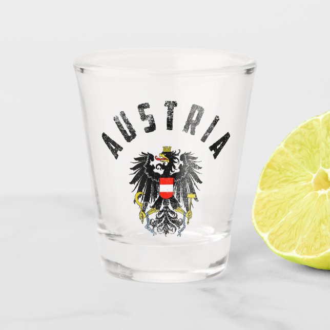 Austria                                            shot glass (Front)