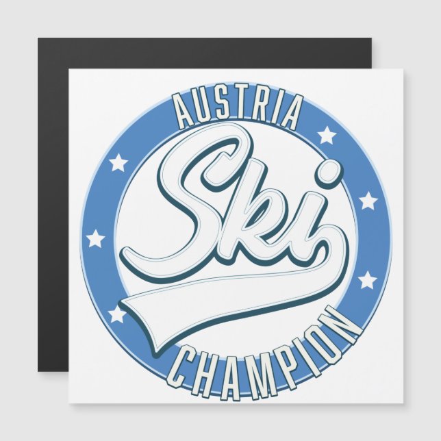 Austria Ski Champion logo (Front/Back)