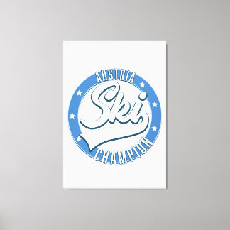 Austria Ski Champion logo Canvas Print