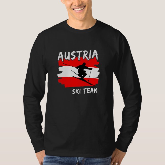Austria Ski  T-Shirt (Front)
