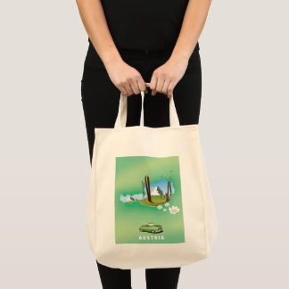 Austria Ski Travel poster Tote Bag