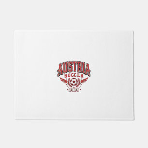 Austria Soccer 2026 Soccer Bold Country Typography Doormat