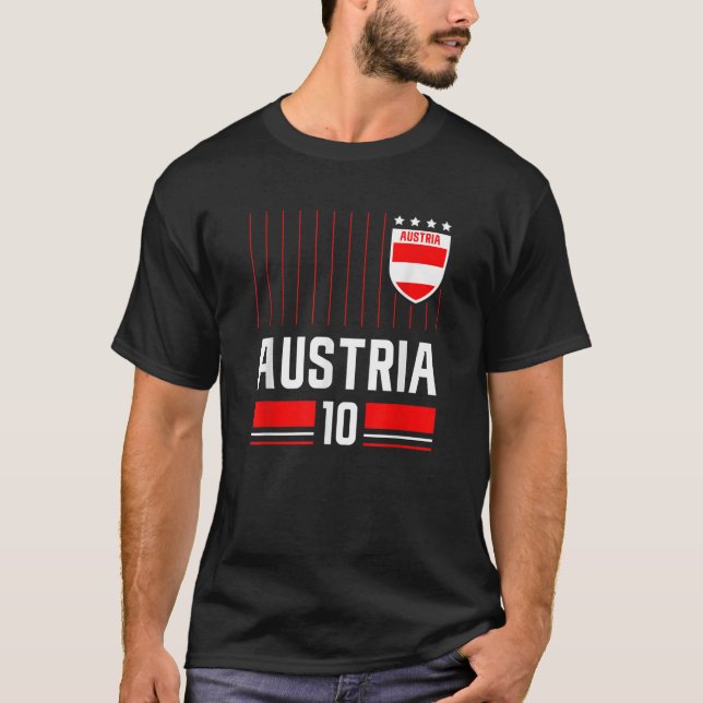 Austria Soccer Jersey 2020 2021 T-Shirt (Front)